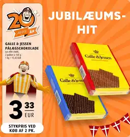 Scandinavian Park GALLE & JESSEN Pålægschokolade erbjuda