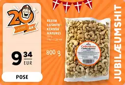 Scandinavian Park REXIM Cashew- kerner naturel erbjuda