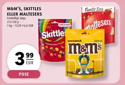 Scandinavian Park M&m's, skittles eller maltesers erbjuda