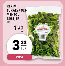 Scandinavian Park Rexim eukalyptus- mentol bolsjer erbjuda