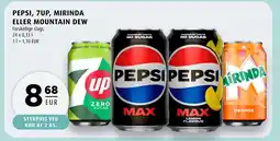 Scandinavian Park Pepsi, 7up, mirinda eller mountain dew erbjuda