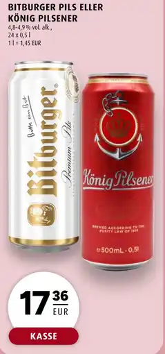 Scandinavian Park Bitburger pils eller könig pilsener erbjuda