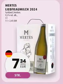 Scandinavian Park MERTES Liebfraumilch 2024 erbjuda