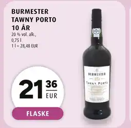 Scandinavian Park BURMESTER Tawny porto 10 år erbjuda