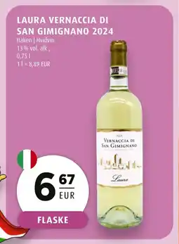 Scandinavian Park LAURA Vernaccia di san gimignano 2024 erbjuda