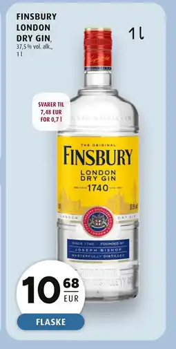Scandinavian Park FINSBURY London dry gin erbjuda