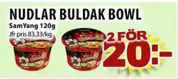 Matvärlden Tensta NUDLAR BULDAK BOWL erbjuda