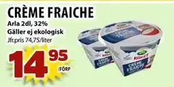 Matvärlden Tensta CRÈME FRAICHE erbjuda