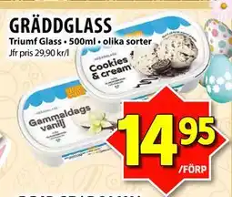 Matvärlden Tensta GRÄDDGLASS erbjuda
