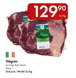 Snabbgross PRIME Högrev erbjuda