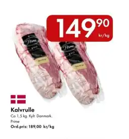 Snabbgross PRIME Kalvrulle erbjuda