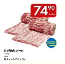 Snabbgross SCAN Sidfläsk skivat erbjuda