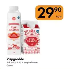 Snabbgross GARANT Vispgrädde erbjuda