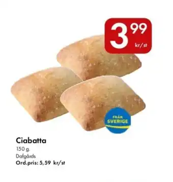 Snabbgross Ciabatta erbjuda