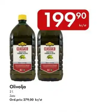Snabbgross ZETA Olivolja erbjuda