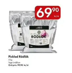 Snabbgross TOGE LINDBLOM Picklad rödlök erbjuda