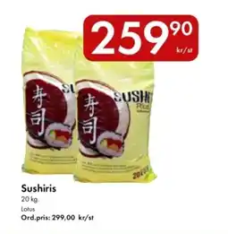 Snabbgross LOTUS Sushiris erbjuda