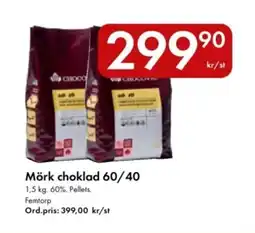 Snabbgross FEMTORP Mörk choklad 60/40 erbjuda