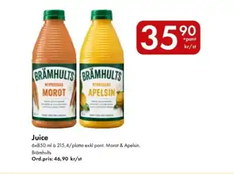 Snabbgross BRÄMHULTS Juice erbjuda
