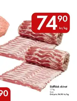 Snabbgross Sidfläsk skivat erbjuda