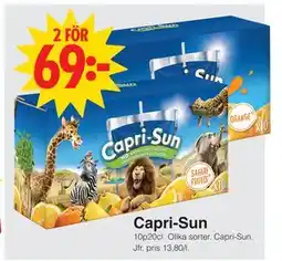 Matöppet Capri-Sun erbjuda