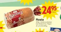 Matöppet Rosta erbjuda