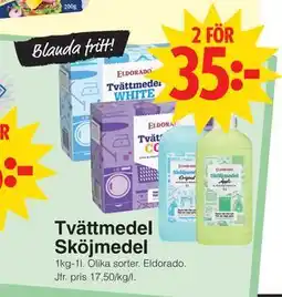 Matöppet Tvättmedel Sköjmedel erbjuda