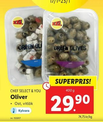Lidl Oliver erbjuda