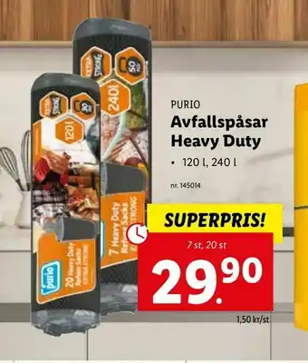 Avfallspåsar Heavy Duty