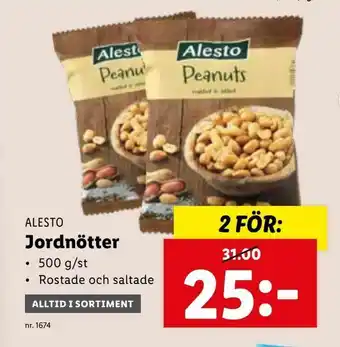 Lidl Jordnötter erbjuda