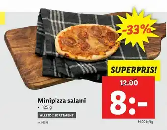 Lidl Minipizza salami erbjuda