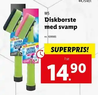 Lidl Diskborste med svamp erbjuda