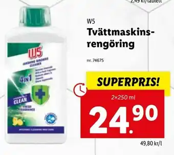 Lidl Tvättmaskins- rengöring erbjuda