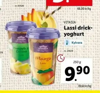Lidl Lassi drick- yoghurt erbjuda