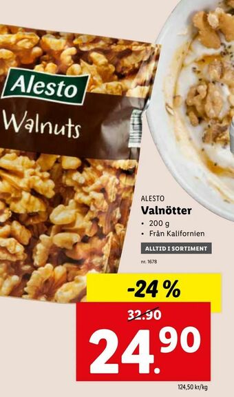 Lidl Valnötter erbjuda