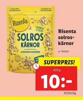 Lidl Risenta solroskärnor erbjuda