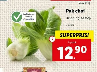 Lidl Pak choi erbjuda