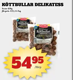 Bonum Matmarknad Scan Köttbullar delikatess erbjuda