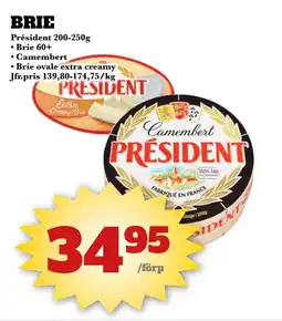 Bonum Matmarknad Président Brie erbjuda