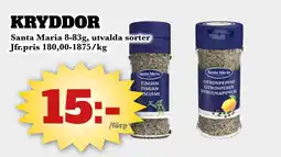 Bonum Matmarknad Santa Maria Kryddor erbjuda