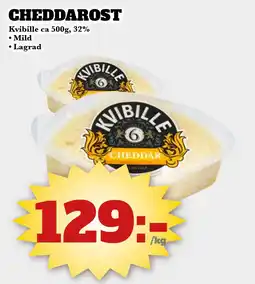 Bonum Matmarknad Kvibille Cheddarost erbjuda