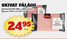 Bonum Matmarknad Jakobsdals Skivat pålägg erbjuda