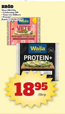 Bonum Matmarknad Wasa Bröd erbjuda
