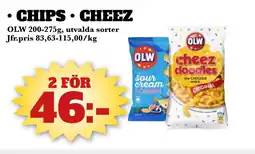 Bonum Matmarknad OLW Chips • cheez erbjuda