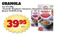 Bonum Matmarknad AXA Granola erbjuda