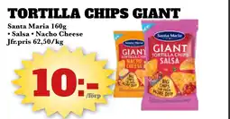 Bonum Matmarknad Santa Maria Tortilla chips giant erbjuda