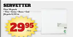 Bonum Matmarknad Fixa Servetter erbjuda