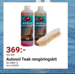 Erlandsons Brygga AUTOSOL Teak rengöringskit erbjuda