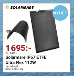 Erlandsons Brygga Solarmare IP67 ETFE ultra flex 112W erbjuda