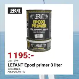 Erlandsons Brygga LEFANT Epoxi primer erbjuda